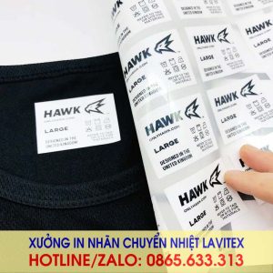 In nhãn chuyển nhiệt HAWK