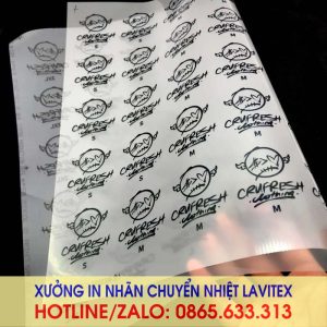 Nhãn in chuyển nhiệt CRUFRESH