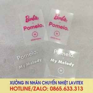 Nhãn size in chuyển nhiệt