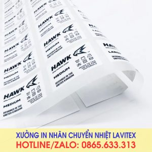 In nhãn chuyển nhiệt HAWK