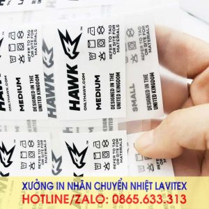 In nhãn chuyển nhiệt HAWK