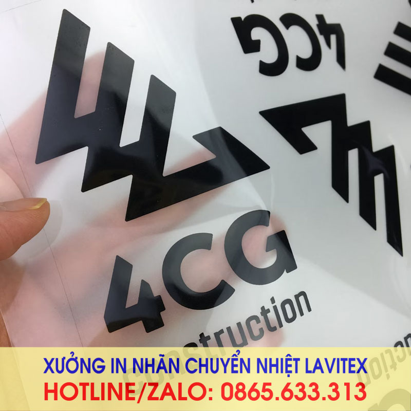 Nhãn ép in chuyển nhiệt