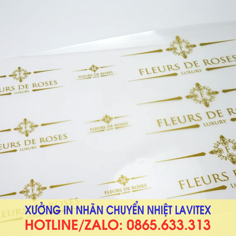 Nhãn ép in chuyển nhiệt