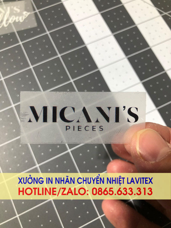 Nhãn ép in chuyển nhiệt