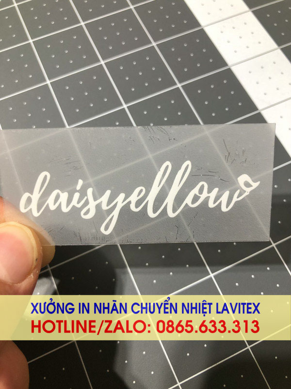 Nhãn ép in chuyển nhiệt