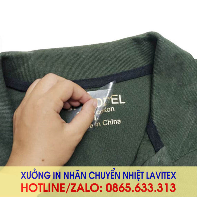Nhãn ép in chuyển nhiệt