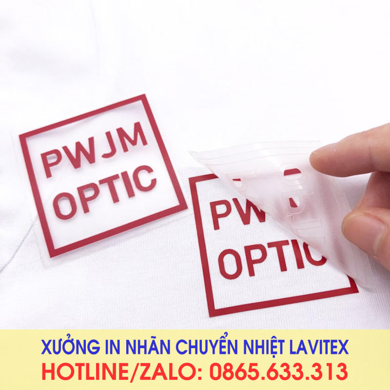 Nhãn ép in chuyển nhiệt