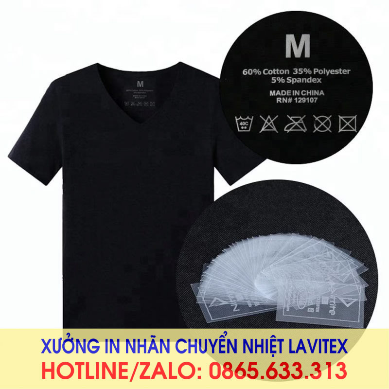 Nhãn ép in chuyển nhiệt