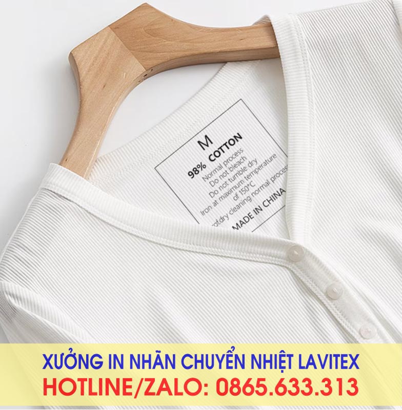 Nhãn ép in chuyển nhiệt