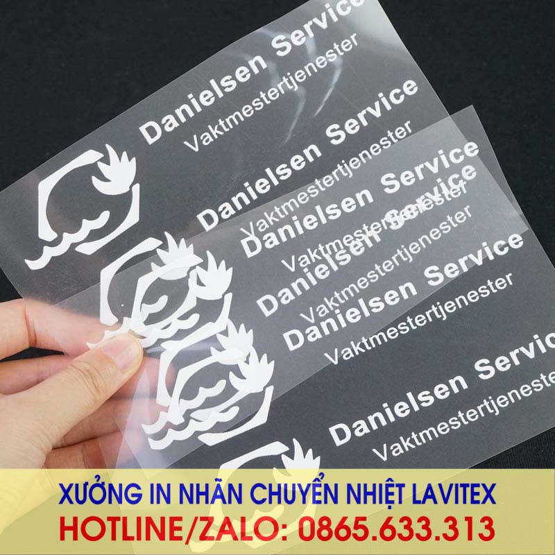 Nhãn ép in chuyển nhiệt