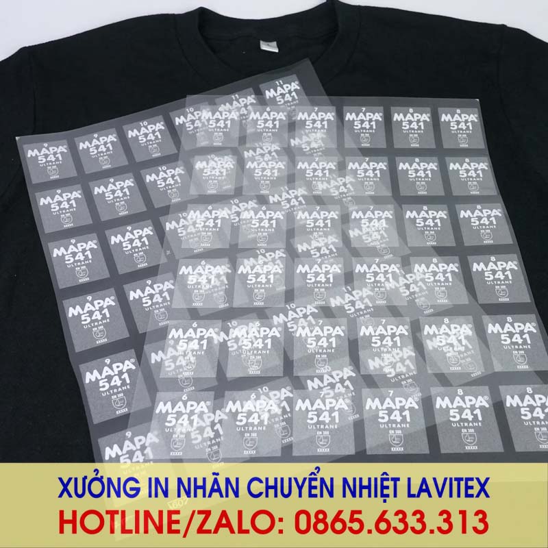 Nhãn ép in chuyển nhiệt