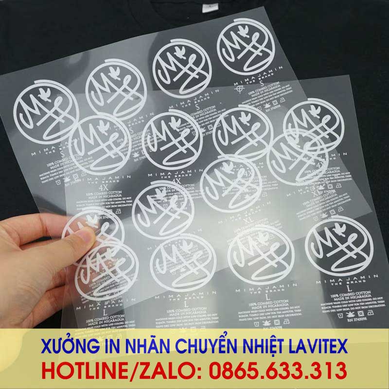 Nhãn ép in chuyển nhiệt