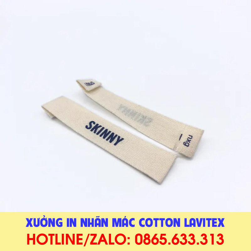 Nhãn in Cotton IDCO534