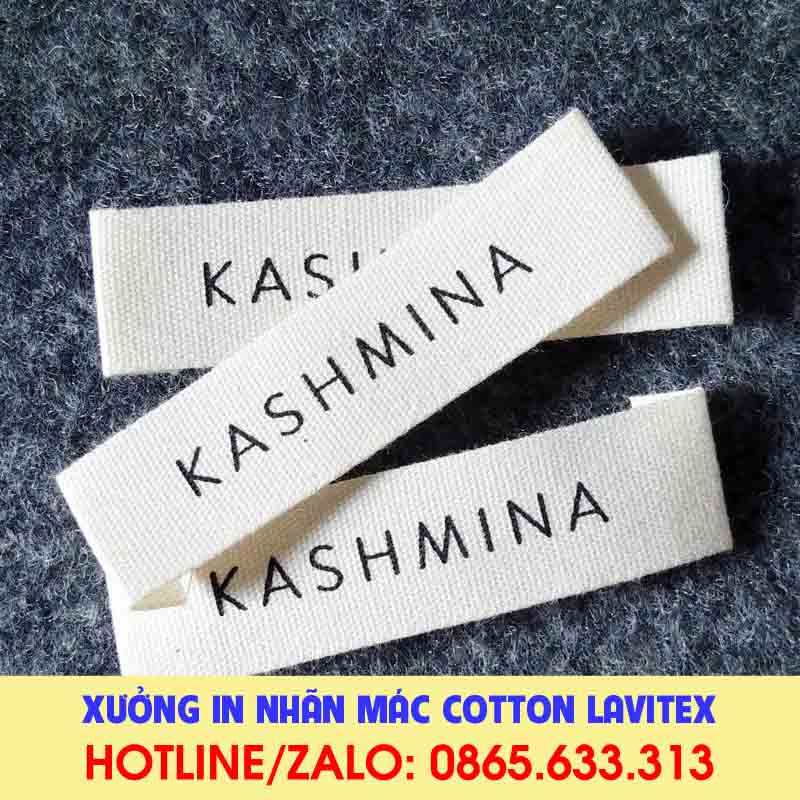 Nhãn in Cotton IDCO534