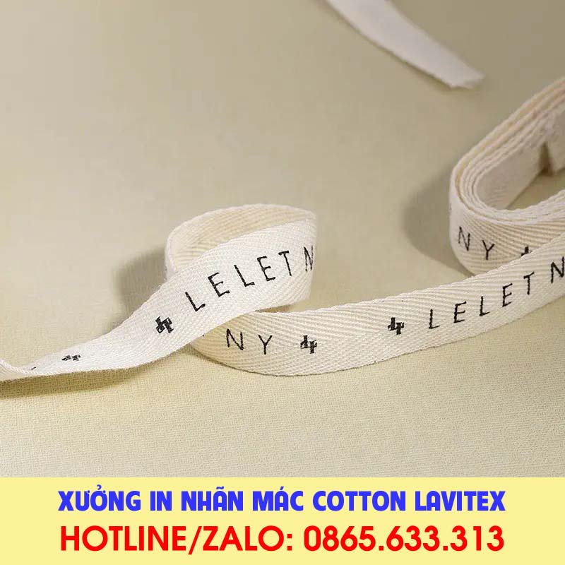 Nhãn in Cotton IDCO534