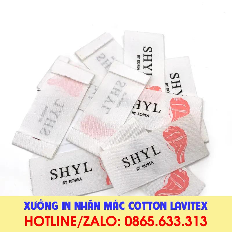 Nhãn in Cotton IDCO534