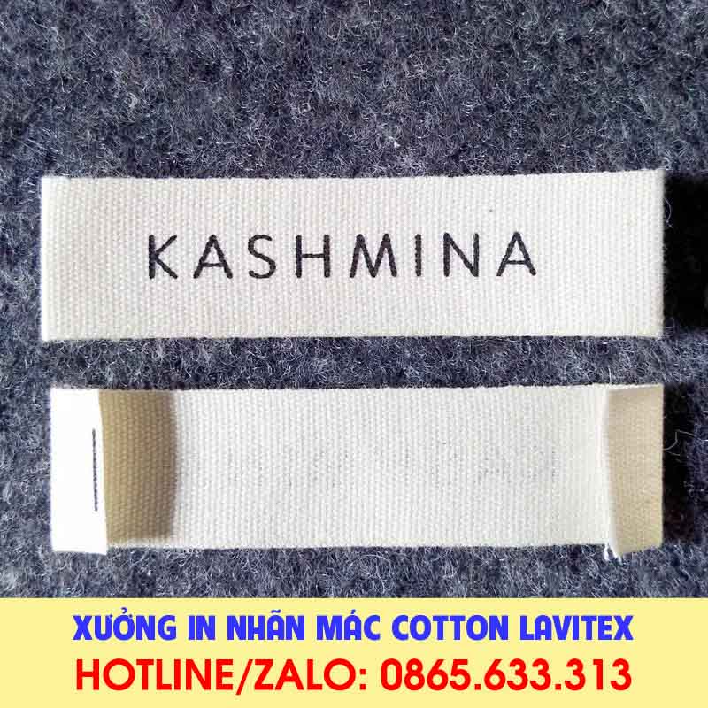 Nhãn in Cotton IDCO534