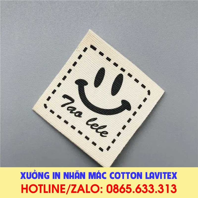 Nhãn in Cotton IDCO534