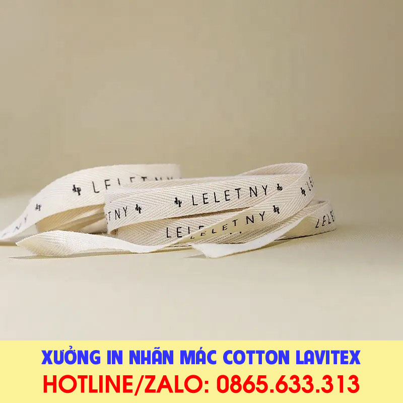 Nhãn in Cotton IDCO534