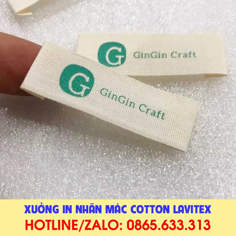 Nhãn in Cotton IDCO534