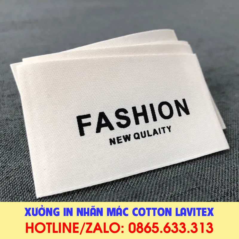 Nhãn in Cotton IDCO534