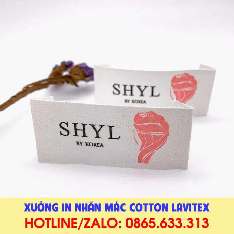Nhãn in Cotton IDCO534