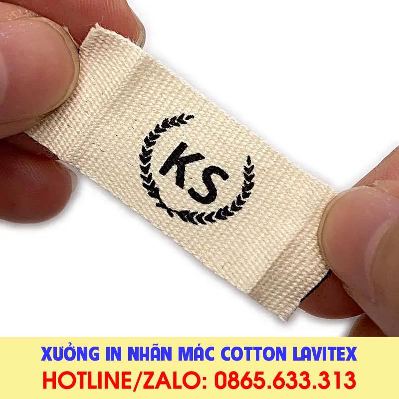Nhãn in Cotton IDCO534