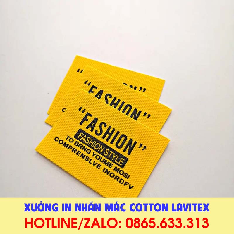 Nhãn in Cotton IDCO534