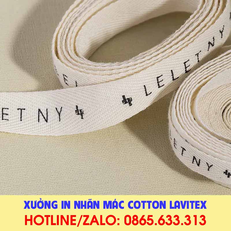 Nhãn in Cotton IDCO534