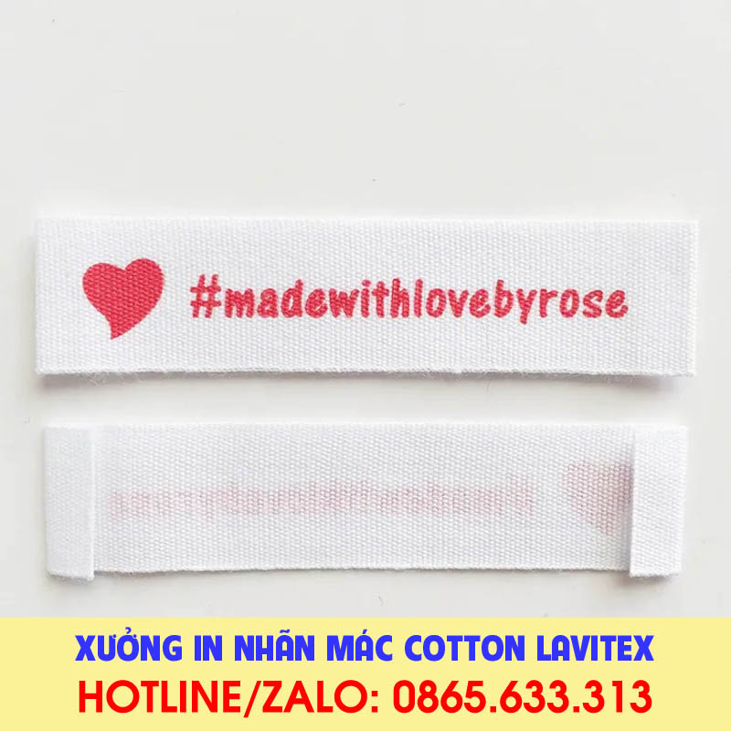Nhãn in Cotton IDCO534