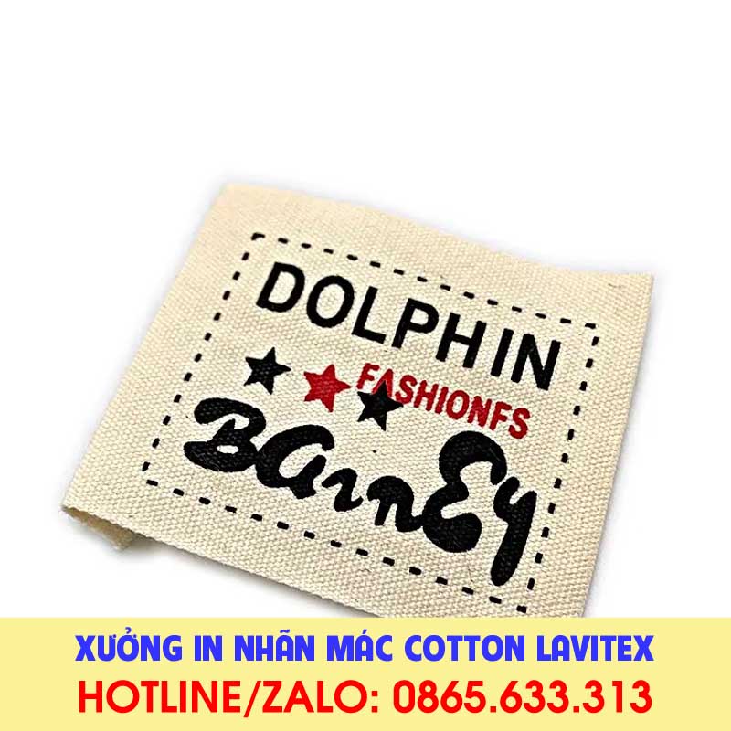 Nhãn in Cotton IDCO534