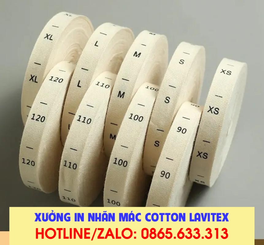 Nhãn in Cotton IDCO534