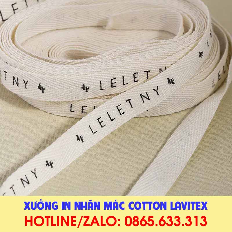 Nhãn in Cotton IDCO534