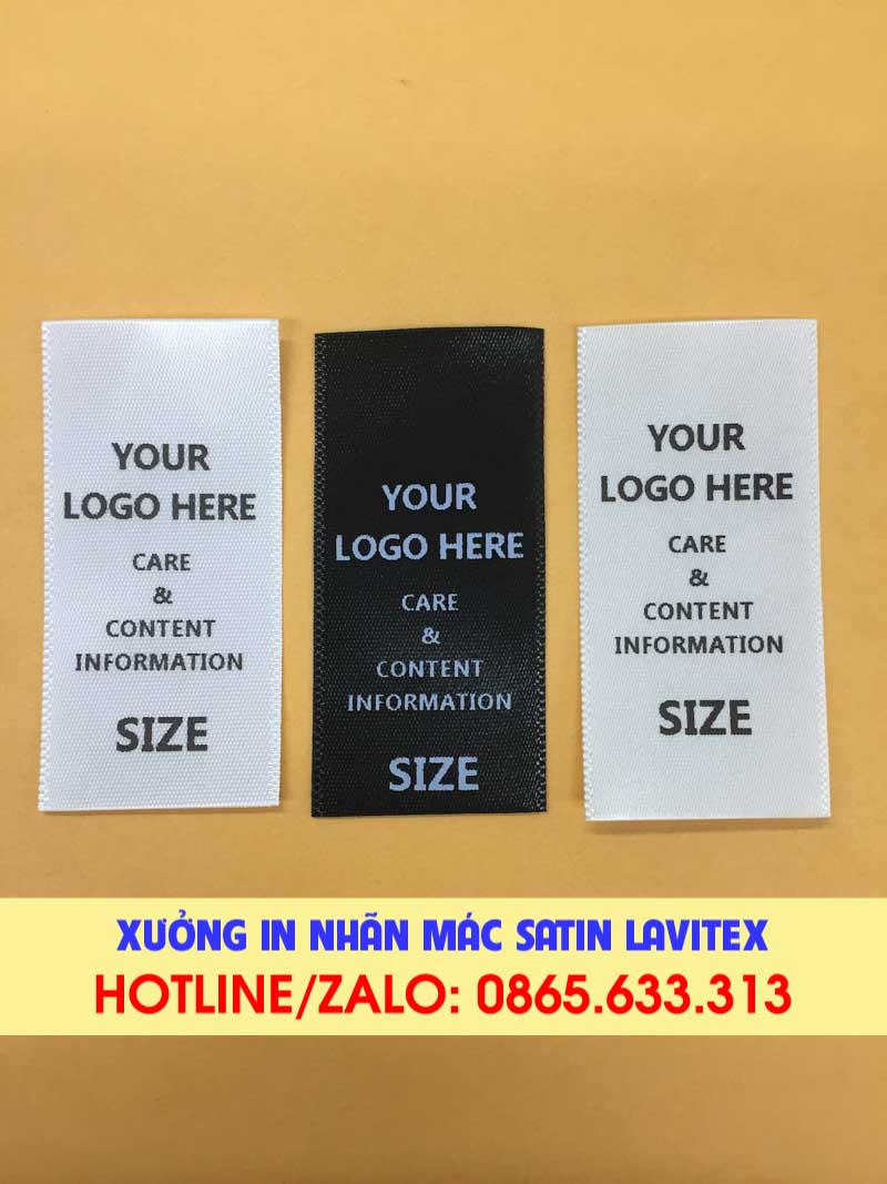 Nhãn In Satin IDST622