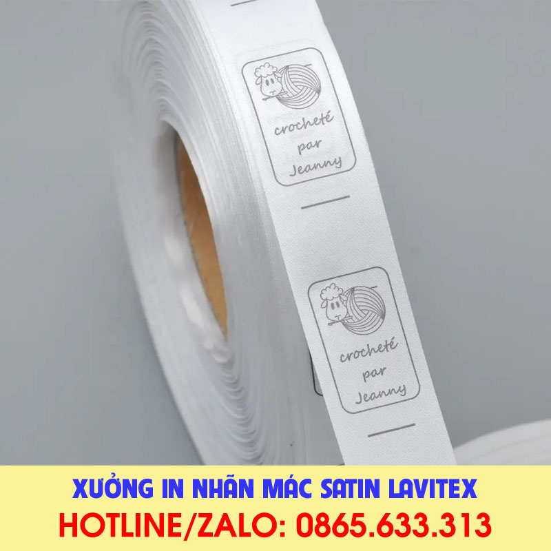 Nhãn In Satin IDST622