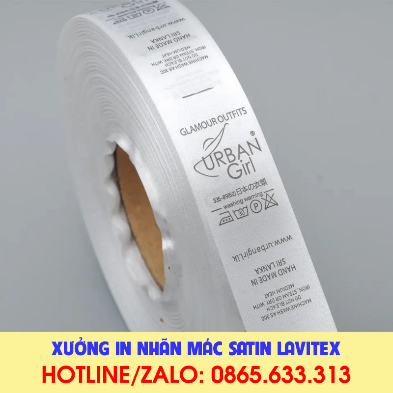 Nhãn In Satin IDST622