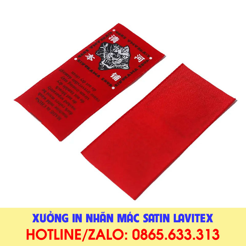 Nhãn In Satin IDST622