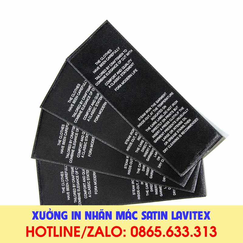 Nhãn In Satin IDST622