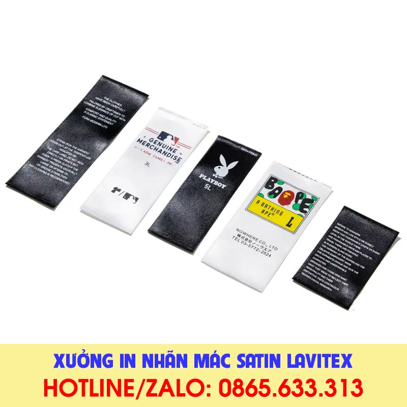 Nhãn In Satin IDST622