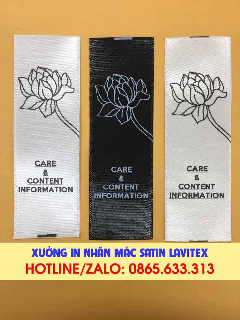 Nhãn In Satin IDST622