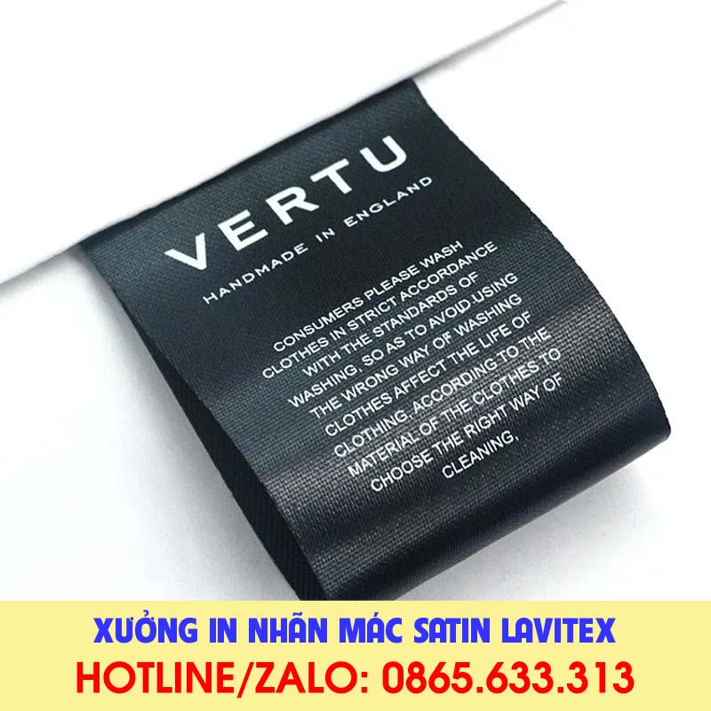 Nhãn In Satin IDST622