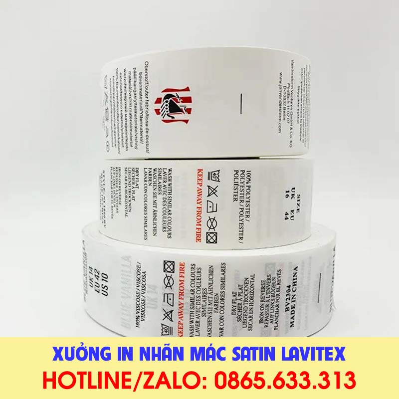 Nhãn In Satin IDST622