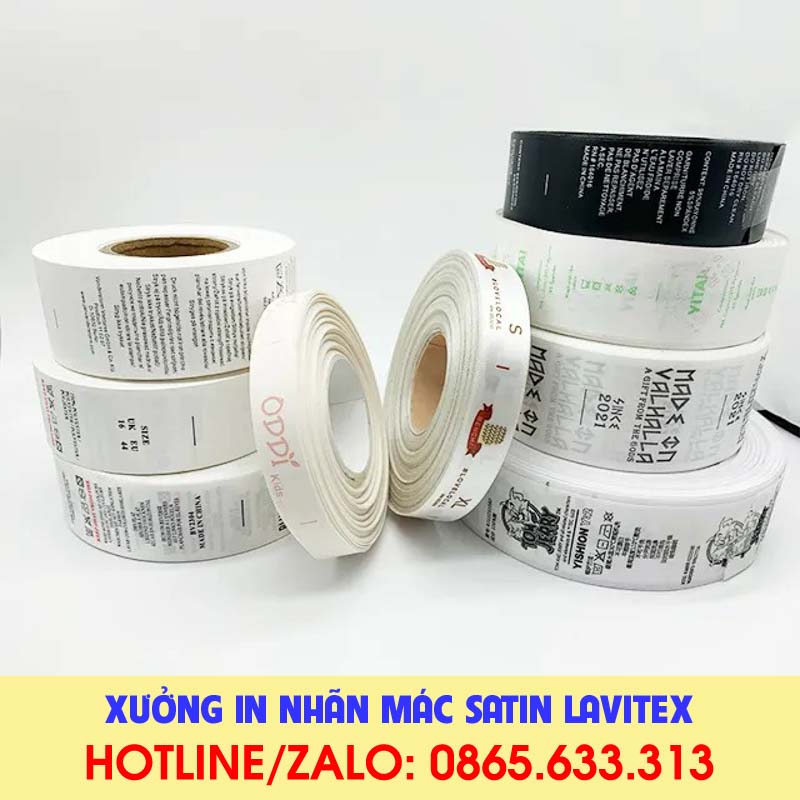 Nhãn In Satin IDST622