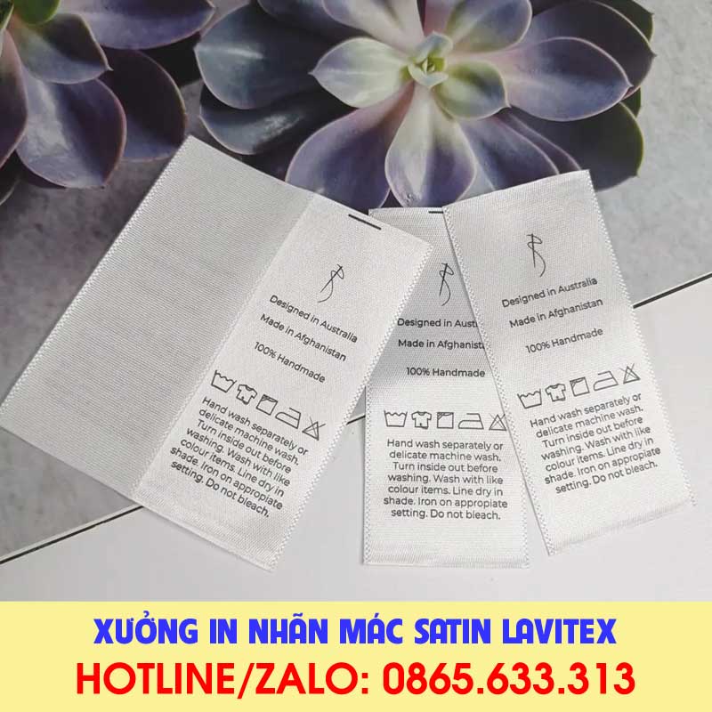 Nhãn In Satin IDST622