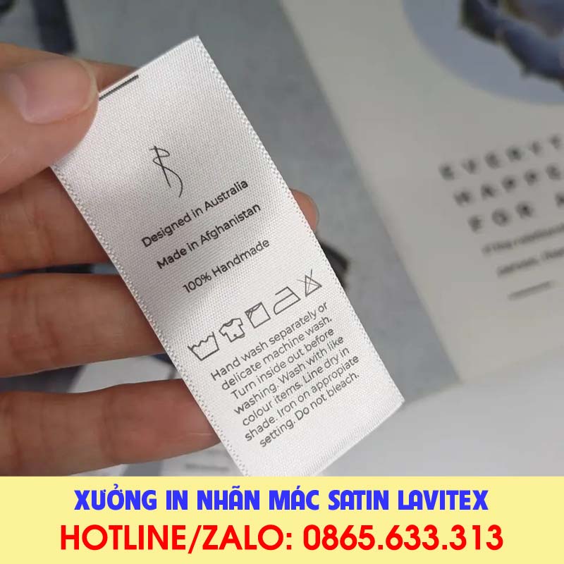 Nhãn In Satin IDST622