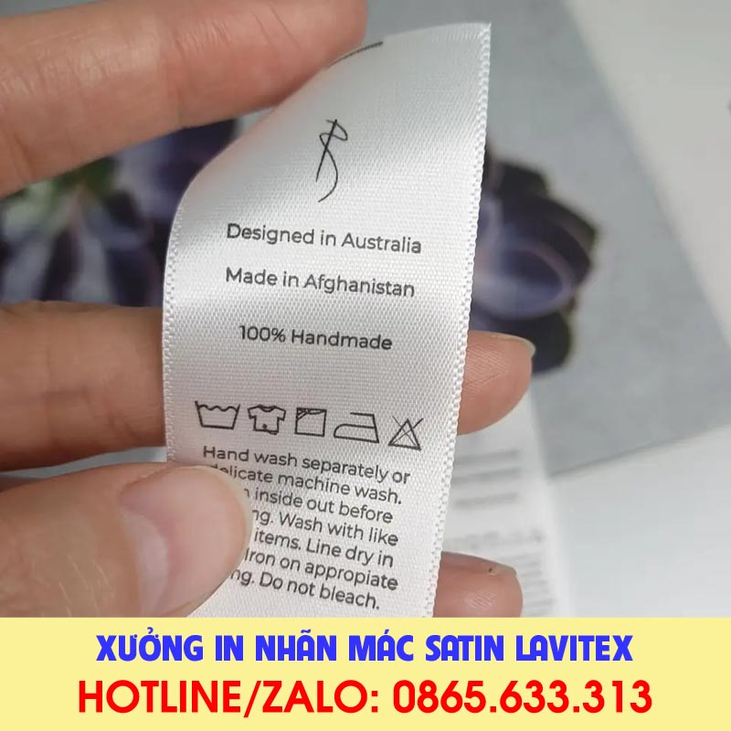 Nhãn In Satin IDST622